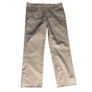 Men's Dickies Khaki Work Pants 44W x 36L Durable Comfort